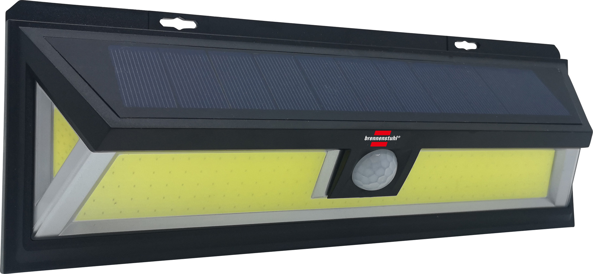 Solar LED-Wandleuchte SOL WL 700 mit PIR Bewegungsmelder, IP65, COB LED  10W, 700lm, schwarz | brennenstuhl®