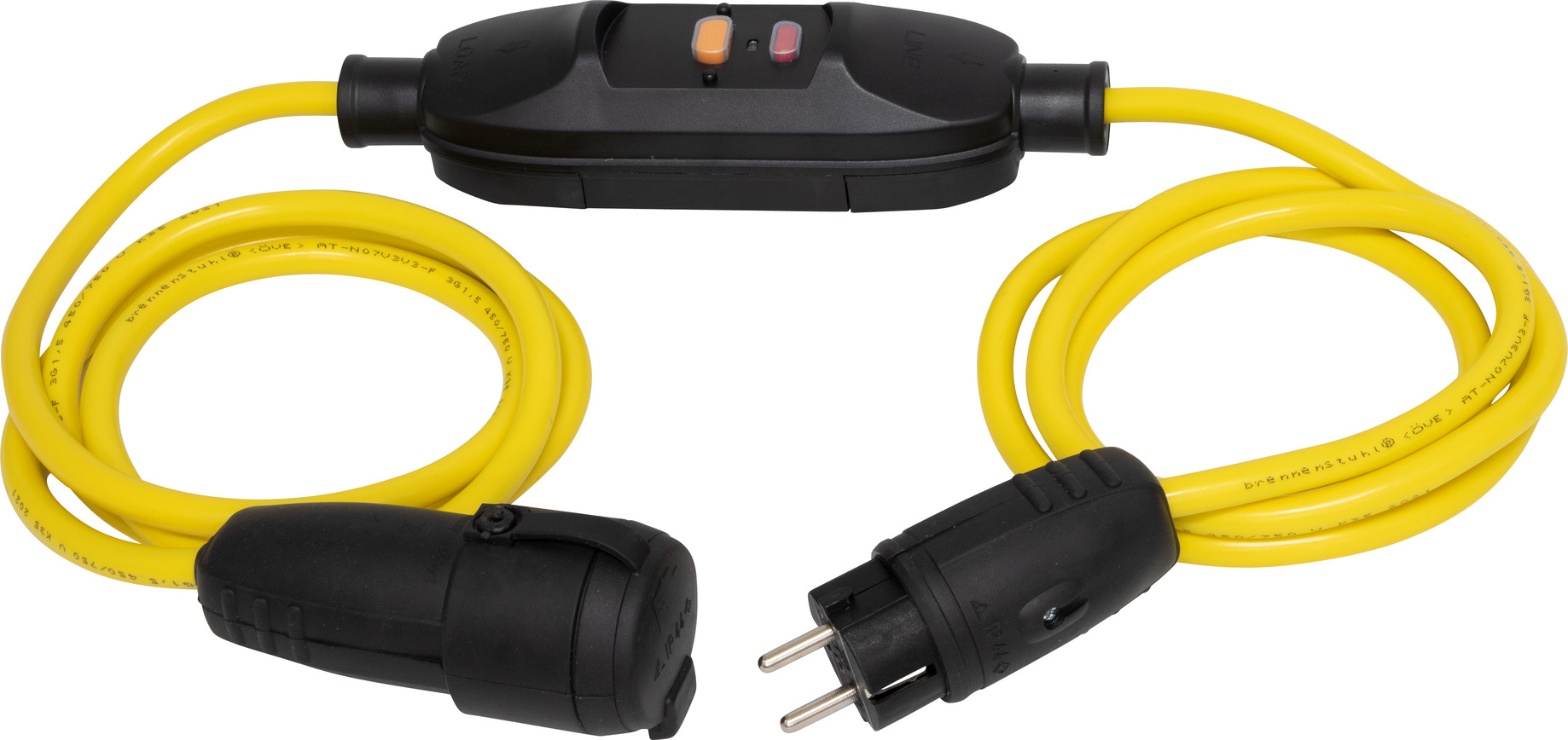 Zenitech Verlängerungskabel 1.90m Mit Überspannungsschutz - 3G1mm²