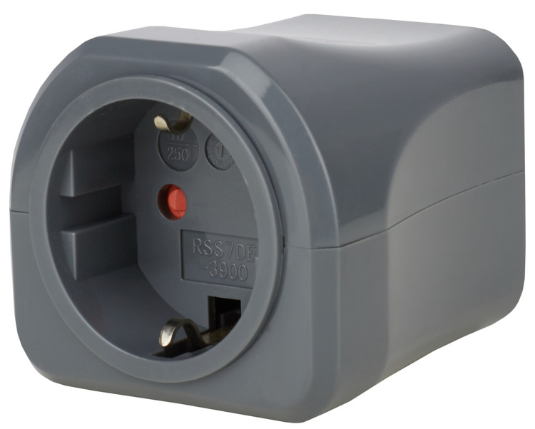 2 Fach Reisestecker,Reise Steckdosenadapter,Steckdosenadapter 2 Fach //3 Fach ideal f/ür viele L/änder Niederlande Finnland usw. D/änemark