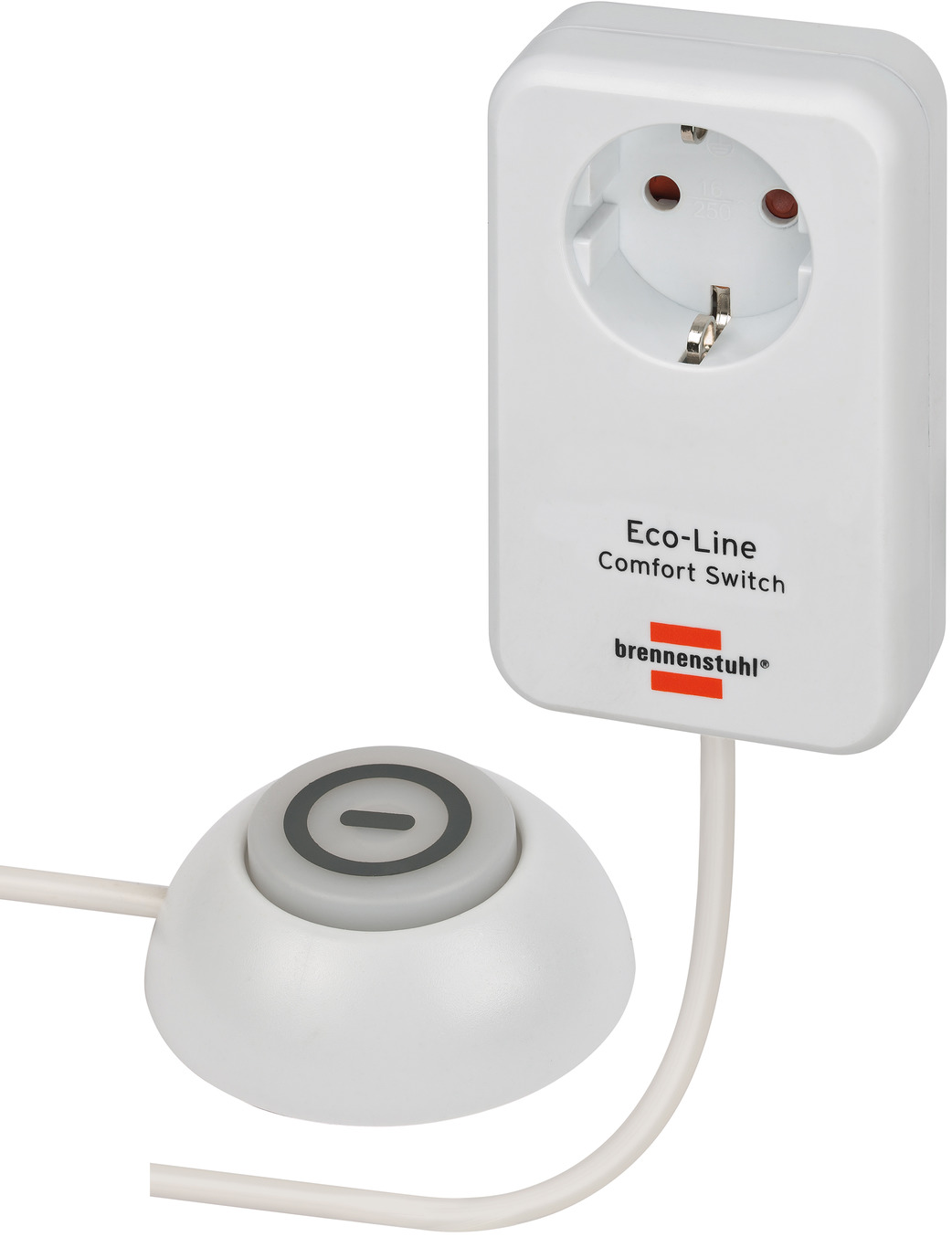 Brennenstuhl Eco Line Comfort Switch Adapter EL CSA 1 beleuchteter
