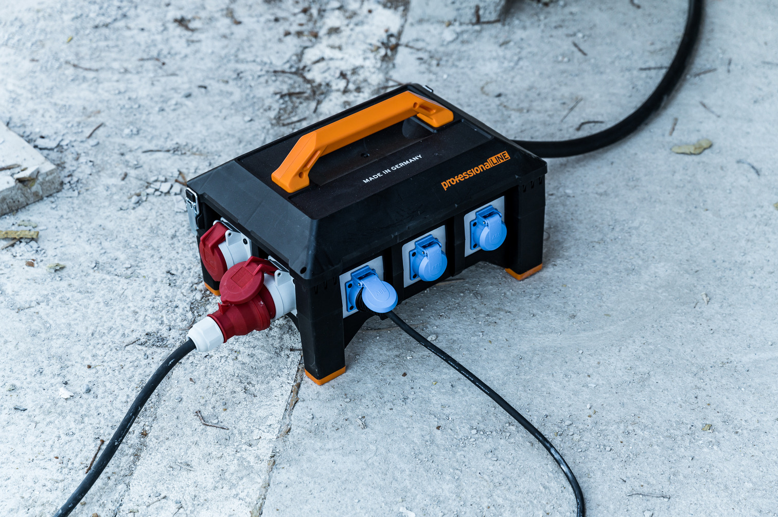 professionalLINE Rubber power distribution BSV 5 5/4 N5160 AT 63A 