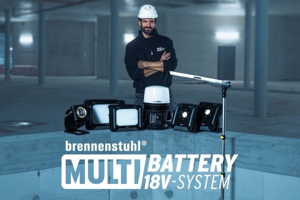 Neuheiten im brennenstuhl® Multi Battery 18V System