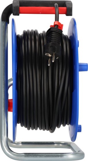 Garant&reg; Kabeltrommel ST 290, 4x Typ F, 50m H05VV-F 3G1.5 Schwarz - Produktansicht