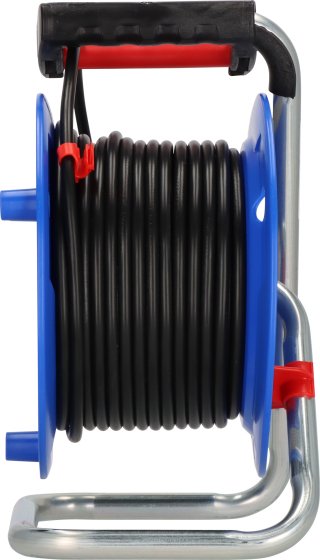 Garant&reg; Kabeltrommel ST 240, 4x Typ F, 25m H05VV-F 3G1.5 Schwarz - Produktansicht