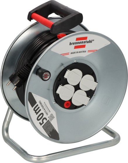 Garant&reg; Kabeltrommel SK 290, 4x Typ F, 50m H05VV-F 3G1,5 - Produktbild