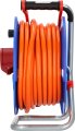 Garant CEE/5 Kabeltrommel ST 300 IP44, 1x CEE 400V/16A + 2x Typ F, 25m AT-N07V3V3-F 5G2,5 orange - Produktansicht