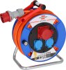 Garant CEE/5 Kabeltrommel ST 300 IP44, 1x CEE 400V/16A + 2x Typ F, 25m AT-N07V3V3-F 5G2,5 orange