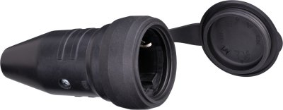 Schutzkontakt-Gummikupplung 230V/16A IP44