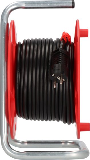 BAT Kabeltrommel ST 260, 4x Typ F, 25m H05VV-F 3G1.5 schwarz - Produktansicht
