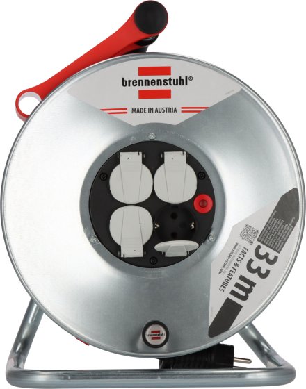 Garant&reg; Kabeltrommel SK 290, 4x Typ F, 33 m H07RN-F 3G2,5 - Produktansicht