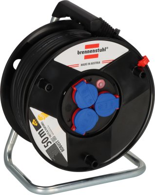 BAT Kabeltrommel ST 290 IP44, 3x Typ F, 50m H07RN-F 3G1.5