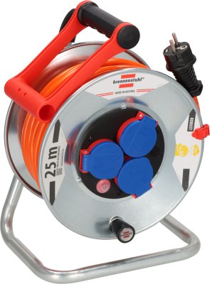 Garant&reg; Kabeltrommel SK 240 IP44, 3x Typ F, 25m AT-N07V3V3-F 3G1,5 orange