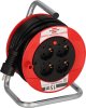 BAT Kabeltrommel ST 180, 4x Typ F, 15m H05VV-F 3G1.5 schwarz