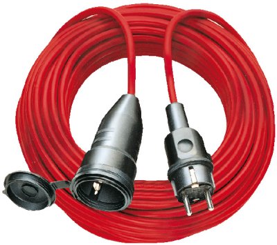 Gummi-Verl&auml;ngerung rot 20m H05RR-F 3G1,5