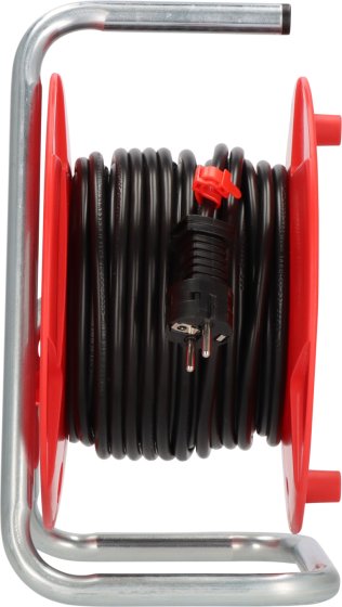BAT Kabeltrommel ST 260, 4x Typ F, 20m H05VV-F 3G1.5 schwarz - Produktansicht