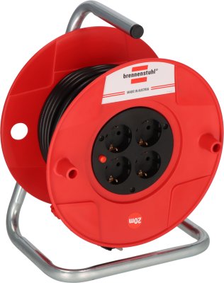 BAT Kabeltrommel ST 260, 4x Typ F, 20m H05VV-F 3G1.5 schwarz