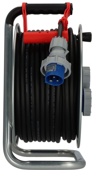 Professional CEE/3 Kabeltrommel SK 320, 2x CEE 230V/16A (IP67), 50m H07RN-F 3G2,5 - Produktansicht