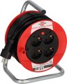 BAT Kabeltrommel ST 180, 4x Typ F, 15m H05VV-F 3G1.5 schwarz (VP32Stk.) - Produktbild