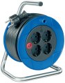 Kompakt ST 180 Kabeltrommel, 4x Schutzkontakt-Steckdosen 230V/16A, 10m H05VV-F 3G1,5 schwarz - Produktbild