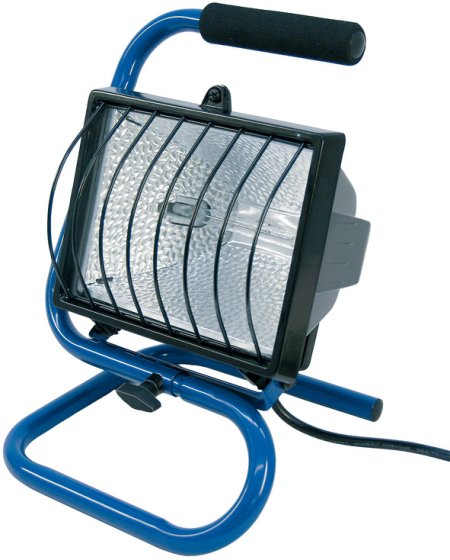 Mobiler Halogenstrahler 400W 1,5m H05VV-F3G1,0 400W 8000lm - Produktbild