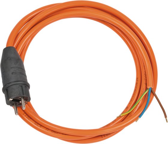 Anschlusskabel IP44 3m orange AT-N07V3V3-F 3G1,5 - Produktbild