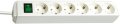 Eco-Line Steckdosenleiste mit Schalter 6-fach weiß 1,5m H05VV-F 3G1,5 - Produktbild