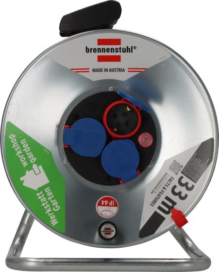 Garant&reg; Kabeltrommel SK 290 IP44, 3x Typ F, 33m H05RR-F 3G1,5 - Produktansicht