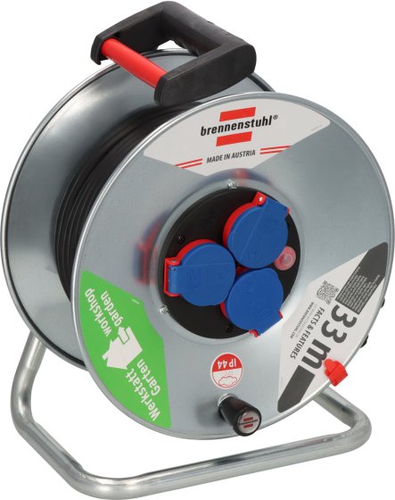 Garant&reg; Kabeltrommel SK 290 IP44, 3x Typ F, 33m H05RR-F 3G1,5 - Produktbild