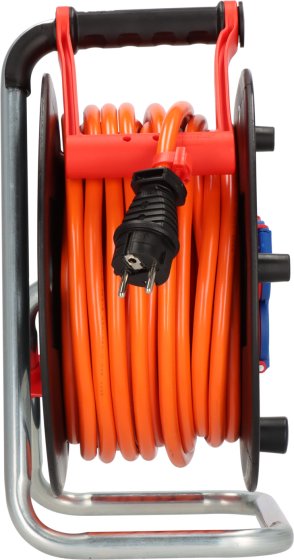 Garant&reg; Kabeltrommel ST 290 IP44 mit Bretec, 3x Typ F, 25m AT-N07V3V3-F 3G2,5 orange - Produktansicht