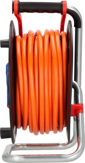 Garant&reg; Kabeltrommel ST 290 IP44 mit Bretec, 3x Typ F, 25m AT-N07V3V3-F 3G2,5 orange - Produktansicht