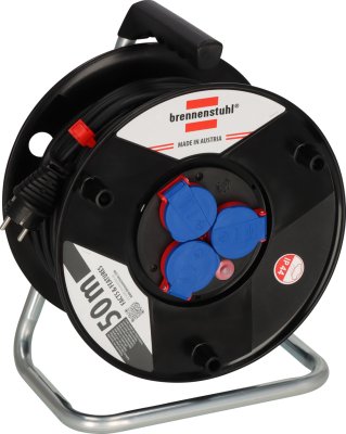 BAT Kabeltrommel ST 290 IP44, 3x Typ F, 50m H05RR-F 3G1.5
