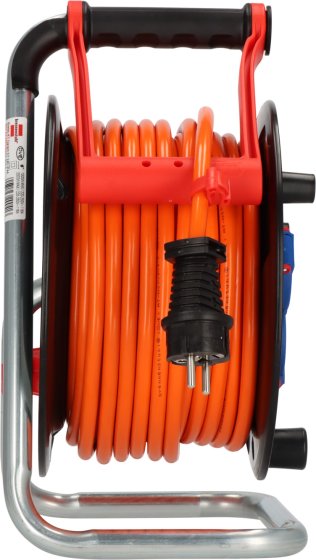 Garant&reg; Kabeltrommel ST 240 IP44 mit Bretec, 3x Typ F, 25m AT-N07V3V3-F 3G1,5 orange - Produktansicht