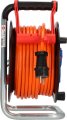Garant&reg; Kabeltrommel ST 240 IP44 mit Bretec, 3x Typ F, 25m AT-N07V3V3-F 3G1,5 orange - Produktansicht