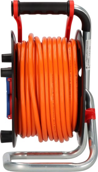 Garant&reg; Kabeltrommel ST 240 IP44 mit Bretec, 3x Typ F, 25m AT-N07V3V3-F 3G1,5 orange - Produktansicht