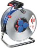 Garant SK 240 Kabeltrommel, 3x Schutzkontakt-Steckdosen 230V/16A, 25m AT-N05V3V3-F 3G1,5 blau, IP44