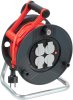 Garant ST 240 Kabeltrommel, 4x Schutzkontakt-Steckdosen 230V/16A, 25m H05VV-F 3G1,5 rot, IP20