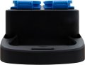 Portabler Stromverteiler BSV P Typ F 230V/16A, 6x Schutzkontakt-Steckdosen, Schutzkontakt-Stecker Typ F, 5m H07RN-F 3G2.5 schwarz - Produktansicht