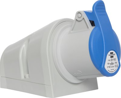 CEE-Wandsteckdose 230V/16A 3-polig IP44