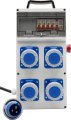 Stromverteiler BSV 4 ITRE2, EMO, RCD 30mA, 1.7m Kabel, 4x CEE 230V/16A IP67 - Produktbild