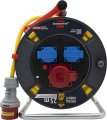 Professional CEE/5 Kabeltrommel 300 ST IP44, Phasenwender, 1xCEE 400V/16A + 2x230V Typ F, 25m AT-N07V3V3-F 5G2,5 - Produktansicht