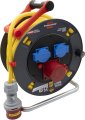 Professional CEE/5 Kabeltrommel 300 ST IP44, Phasenwender, 1xCEE 400V/16A + 2x230V Typ F, 25m AT-N07V3V3-F 5G2,5 - Produktbild