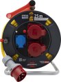 Professional CEE/5 Kabeltrommel 300 ST IP44, Phasenwender, 2xCEE 400V/16A + 1x230V Schutzkontakt, 25m AT-N07V3V3-F 5G2,5 - Produktansicht