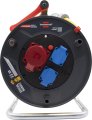 Professional CEE/5 Kabeltrommel 320 ST IP44, Phasenwender, 1xCEE 400V/16A + 2x230V Typ F, 33m AT-N07V3V3-F 5G2,5 - Produktansicht