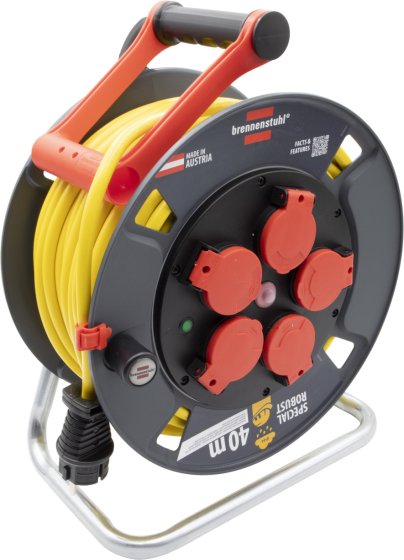Professional Kabeltrommel 300 ST IP44, 5 Steckdosen, 40m AT-N07V3V3-F 3G1,5 - Produktbild