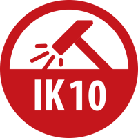 IK10- Impact resistance grade