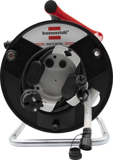 LED-Lichtschlauch BS2540SI D auf Aufbewahrungstrommel, 25m, 4000K, beidseitig, 2m H07RN-F 2G1,5 Typ C (IP44) - Produktansicht