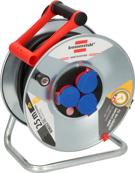 Garant&reg; Kabeltrommel SK 290 IP44, 3x Typ F, 25m H07RN-F 3G2,5 - Produktbild