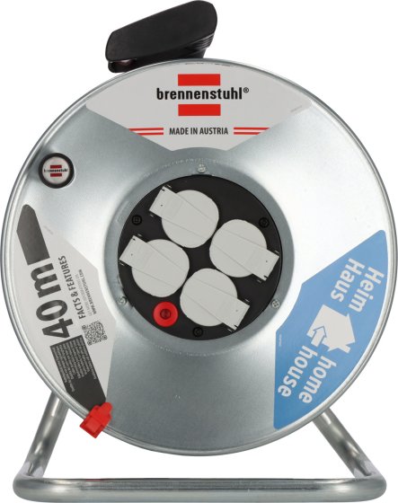 Garant&reg; Kabeltrommel SK 290, 4x Typ F, 40m H05VV-F 3G1,5 - Produktansicht