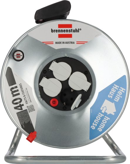 Garant&reg; Kabeltrommel SK 290, 4x Typ F, 40m H05VV-F 3G1,5 - Produktansicht