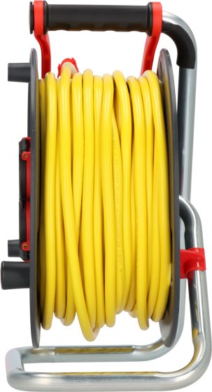 Professional Kabeltrommel ST 290 IP44, 3x Typ F, 40m AT-N07V3V3-F 3G1,5 gelb - Produktansicht